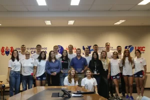 Equipe de natação Unisanta - 2025
