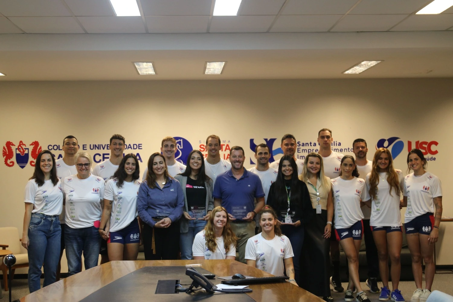Equipe de natação Unisanta - 2025